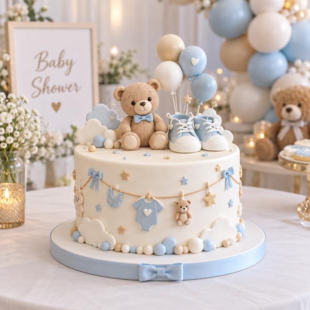 Baby Shower Pastası No 1062