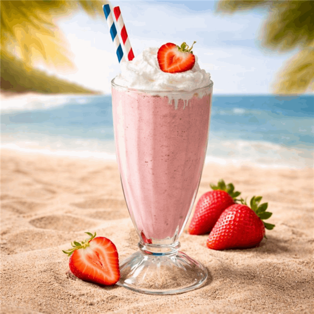 Çilekli Milkshake