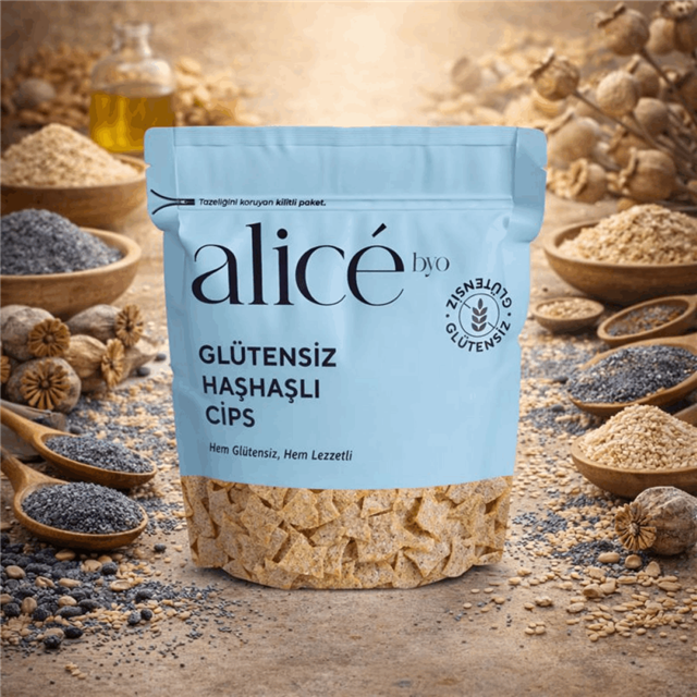 Glutensiz haşhaşlı cips