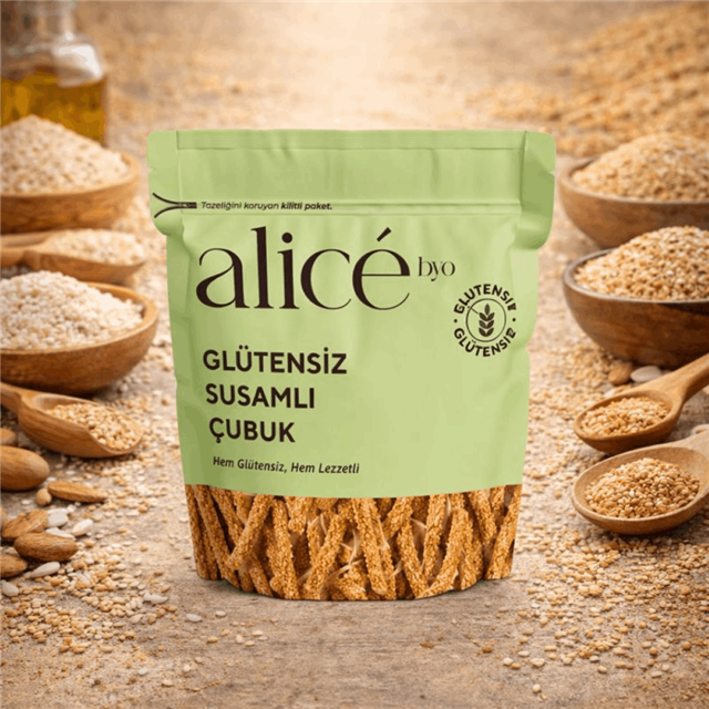 Glutensiz susamlı çubuk