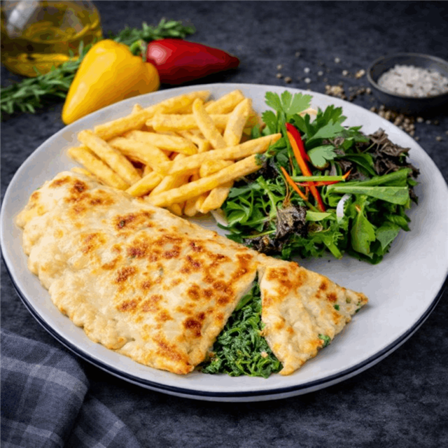Ispanaklı Cevizli Krep