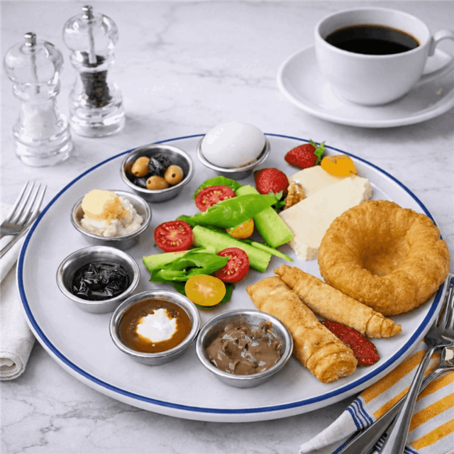 Keyifli Kahvaltı Tabağı