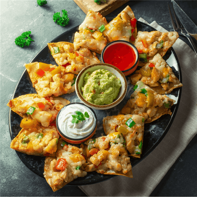Nachos Tavuklu