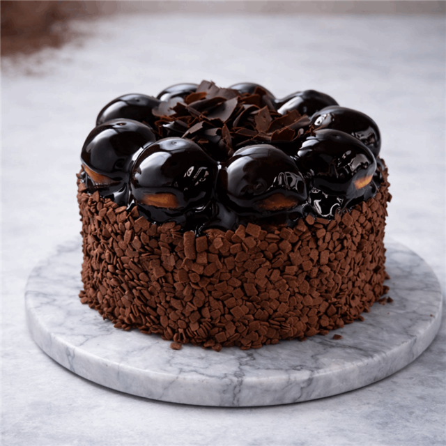 Profiterollü Pasta